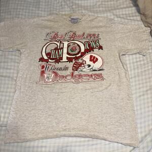 Vintage 1994 College Football Men’s XL Rose Bowl Champions Wisconsin Badgers Tee